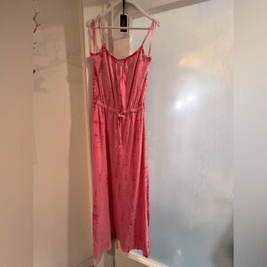 Juicy Couture Pink Terry Cloth Hilt Maxi Dress Sz. S *EUC* MSRP: $148+tax